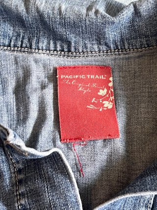 Giacca jeans donna Pacific Trail blu misura unica