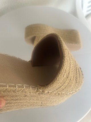 Sandalias cuña esparto talla 37
