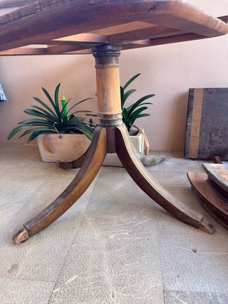 Mesa de madera extensible para restaurar