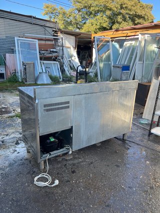 Mesa refrigerada de acero inoxidable