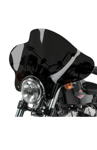 Parabrisas Moto Cruiser Negro NUEVO