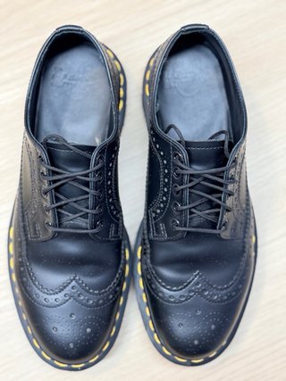 Dr. Martens Derby Brogue Zapatos Negros