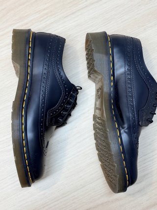 Dr. Martens Derby Brogue Zapatos Negros