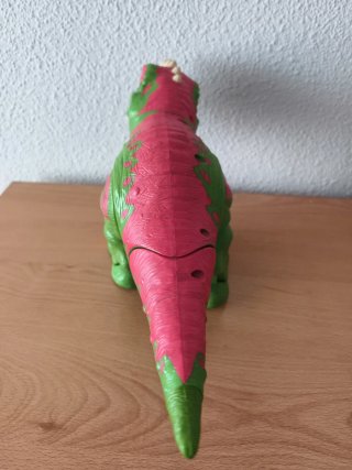Juguete Dinosaurio Verde y Rosa