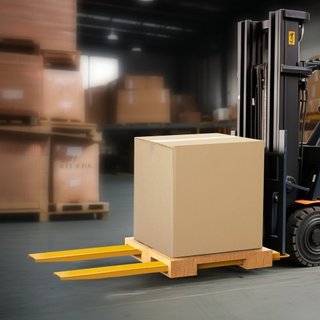 Extensiones de Horquillas de Palet, 84" de Longitud 5.5" de Ancho, Extensiones de Horquillas de Acero Carbono de Alta Resistencia para Montacargas, 1 Par de Extensiones para Montacargas, Accesorio...
