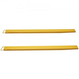 Extensiones de Horquillas de Palet, 84" de Longitud 5.5" de Ancho, Extensiones de Horquillas de Acero Carbono de Alta Resistencia para Montacargas, 1 Par de Extensiones para Montacargas, Accesorio...