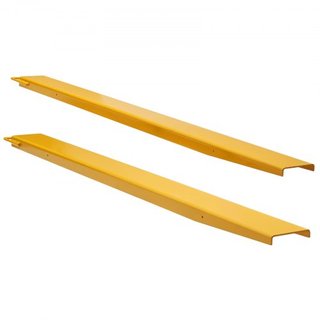 Extensiones de Horquillas de Palet, 84" de Longitud 5.5" de Ancho, Extensiones de Horquillas de Acero Carbono de Alta Resistencia para Montacargas, 1 Par de Extensiones para Montacargas, Accesorio...