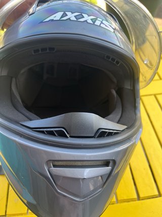 Casco Moto Axxis Spike Gris Casi Nuevo