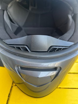 Casco Moto Axxis Spike Gris Casi Nuevo