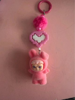 Colgante  Peluche Conejo Rosa