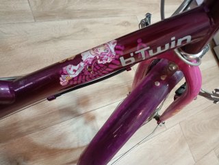 Bicicleta Morada Infantil