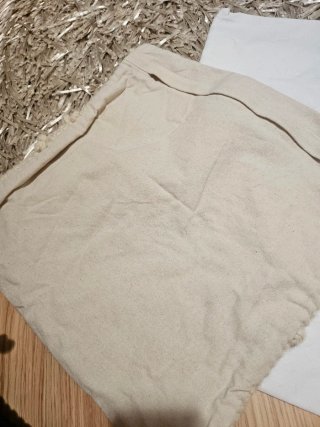 Conjunto 3 Fronhas Tecido Bege/Branco