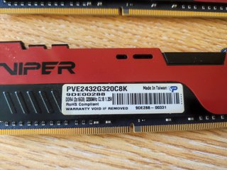 32GB RAM Patriot Viper Elite II DDR4 3200MHz CL18
