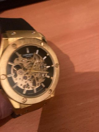 Reloj Emporio Watch Dorado Esqueleto