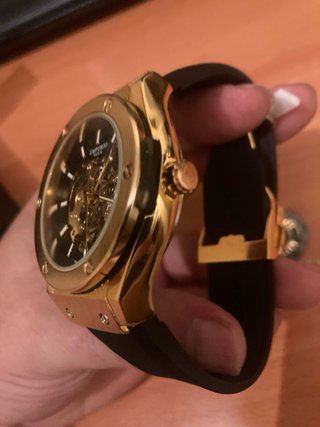 Reloj Emporio Watch Dorado Esqueleto