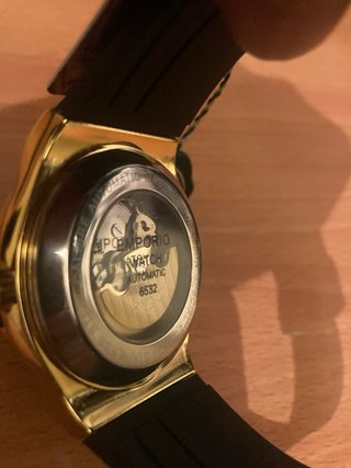 Reloj Emporio Watch Dorado Esqueleto
