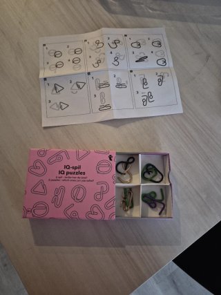 Juego de 6 IQ Puzzles Metálicos