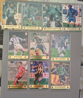 Lote cromos Liga 97/98