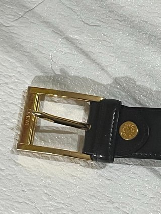 Cinturón Loewe Negro y Dorado