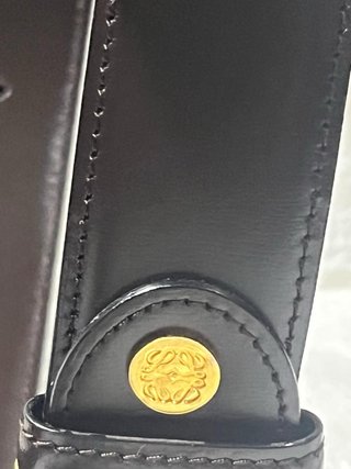 Cinturón Loewe Negro y Dorado