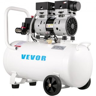Compresor de Aire 41.6 L, Compresor de Aire Ultra Silencioso 1 HP, Compresor de Aire Sin Aceite Tanque de Acero 750W, Compresor de Aire Portátil 8 bar, Compresor Ultra Silencioso para Reparaciones...