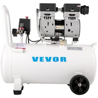 Compresor de Aire 41.6 L, Compresor de Aire Ultra Silencioso 1 HP, Compresor de Aire Sin Aceite Tanque de Acero 750W, Compresor de Aire Portátil 8 bar, Compresor Ultra Silencioso para Reparaciones...