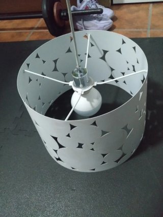 Lámpara colgante blanca diseño moderno
