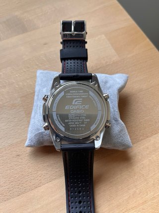 Casio Edifice EFV-C100 Acero Caucho