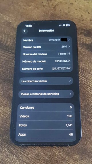 iPhone 14 128GB Negro Medianoche