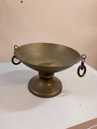 Jarrón decorativo centro de mesa metal