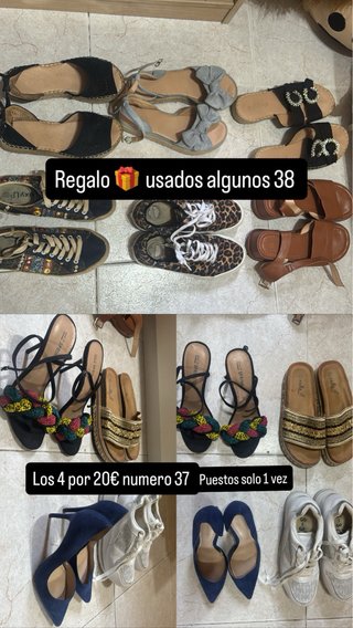 Lote 4 pares de calzado y 6 de regalo
