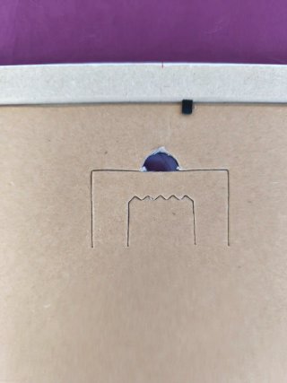 Cornice bianca 27x33 cm