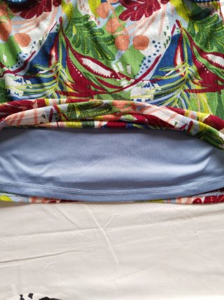 Top Springfield Estampado Hojas