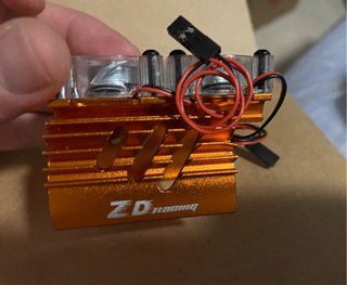 Disipador ZDRacing con 2 Ventiladores RC