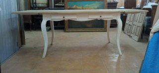 Mesa de madera extensible mide 2,20 sin 1,38