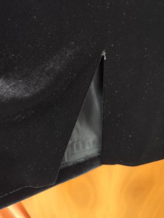 Vestido Negro Terciopelo