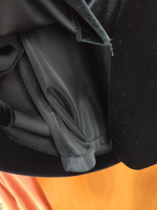 Vestido Negro Terciopelo
