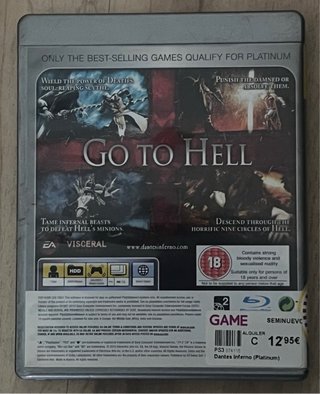 Dante's Inferno PS3 Platinum