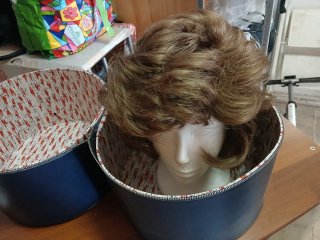 Set Parrucca Vintage anni 70