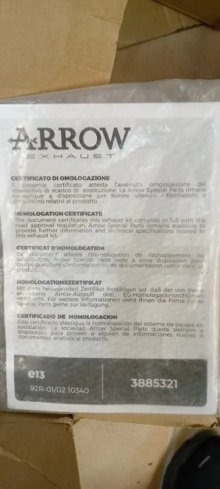 Scarico Arrow