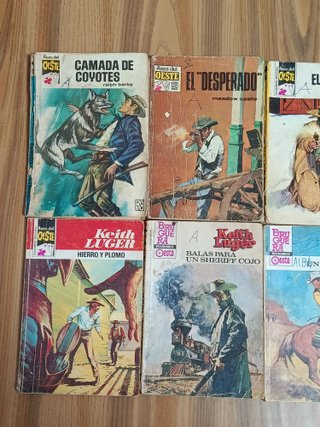 Lote 6 novelas Oeste // Autores varios