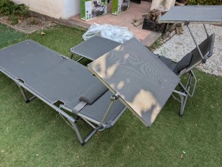 2 Tumbonas Plegables Piscina