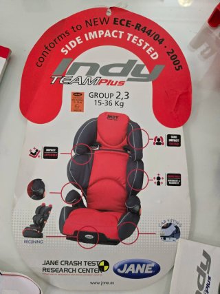 Silla coche Jane Indy Isofix Grupo 2/3