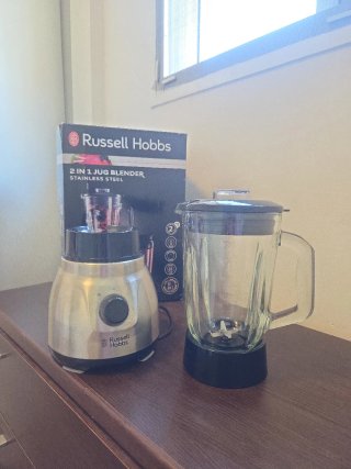Batidora Russell Hobbs 2 en 1 Acero Inox