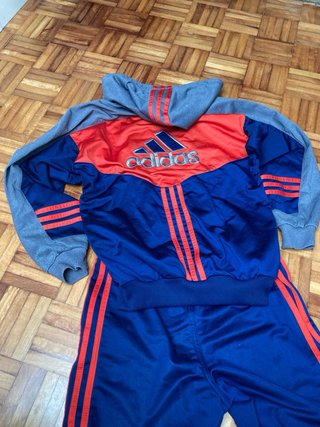 Chándal Adidas Vintage 90s Azul/Rojo