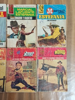 Lote 6 novelas Oeste // Autores varios