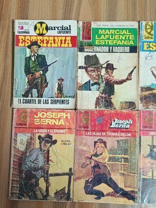 Lote 6 novelas Oeste // Autores varios