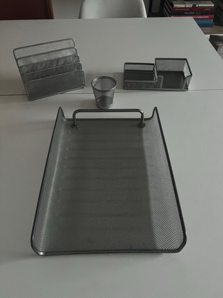 Conjunto Accesorios Escritorio metálicos