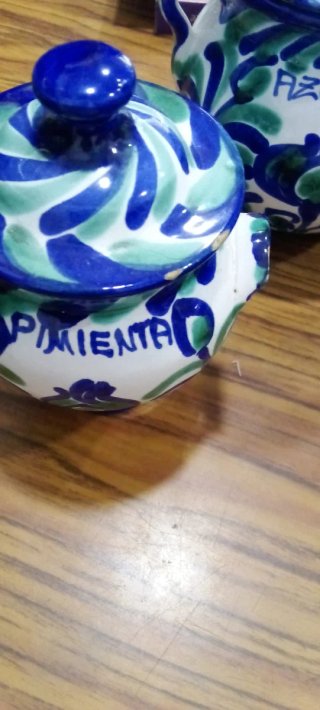Juego Cerámica Granadina 5 Piezas