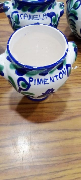 Juego Cerámica Granadina 5 Piezas